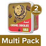 Amul Caramel Chocolate Gold Ice Cream 2x1 L Multipack