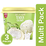 Kwality Wall's Tender Coconut - Frozen Dessert 3x100 ml Multipack