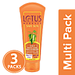 Lotus Herbals Safe Sun 3-In-1 Matte Look Daily Sun Block PA+++ - SPF 40 3x100 g (Multipack)
