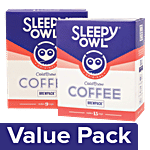 Sleepy Owl Original Brew Coffee 135 g (Set of 3) + Original Brew Packs 255 g (Set of 5) Combo 2 Items