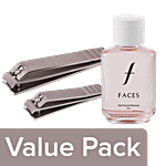 bb Combo Baol Nail Cutter/Clipper BB121 2pcs+Faces Nail Enamel Remove Transparent 01 30ml Combo 2 Items