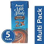 Amul Double Choc Milkshake 5x180 ml (Multipack)