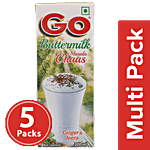 Go Butter Milk - Ginger & Jeera (Spiced) 5x200 ml (Multipack)