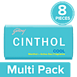 Cinthol Cool Bath Soap - 99.9% Germ Protection 8x100 g Multipack