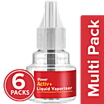 Good Knight Power Activ+ - Mosquito Repellent Refill 6X45 ml Multipack