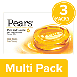 Pears Pure & Gentle Bathing Bar 3x(3x125 g) Multipack