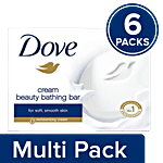 Dove Cream Beauty Bathing Bar 6x100 g (Multipack)