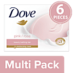 Dove Pink/Rosa Beauty Bathing Bar 6x100 g Multipack