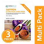 Mirabelle Saffron Ultra Facial Sheet Mask 3x25 ml Multipack