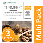 Mirabelle Korea - Turmeric, Essential Facial Sheet Mask 3x1 pc Multipack