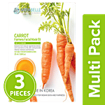 Mirabelle Carrot Farieness Facial Sheet Mask EX 3x25 ml Multipack