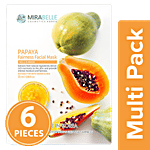 Mirabelle Korea - Papaya, Fairness Facial Mask 6x1 pc Multipack