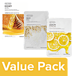 The Face Shop Brightening Masksheet (Pack of 3) Combo 3 Items