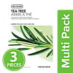 The Face Shop Real Nature Tea Tree Face Mask 3x20 g Multipack