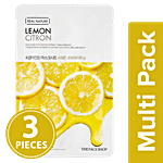 The Face Shop Real Nature Lemon Face Mask 3x20 g Multipack