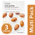 The Face Shop Real Nature Shea Butter Face Mask 3x20 g Multipack