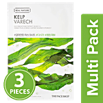 The Face Shop Real Nature Kelp Face Mask 3x20 g Multipack