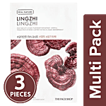 The Face Shop Real Nature Lingzhi Face Mask 3x20 g Multipack