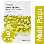 The Face Shop Real Nature Mung Bean Face Mask 3x20 g Multipack