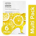 The Face Shop Real Nature Lemon Face Mask 6x20 g Multipack