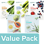 Mirabelle Skin Mending Sheet Mask (Pack of 6) Combo 5 Items