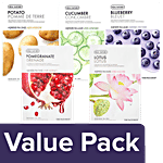 The Face Shop Real Nature Anti Ageing Masksheet (Pack of 6) Combo 5 Items