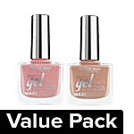 Deborah Gel Effect Nail Polish (Nude + Baby Pink) Combo (2 Items)