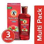 Navratna Ayurvedic Oil - Cool 3x100 ml Multipack