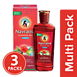 Navratna Ayurvedic Oil - Cool 3x200 ml Multipack