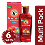 Navratna Ayurvedic Oil - Cool 6x200 ml Multipack