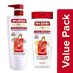 Loreal Paris Total Repair 5 Shampoo 640 ml + Paris Total Repair 5 Shampoo 360 ml Combo 2 Items