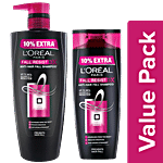 Loreal Paris Fall Resist - 3X Anti-Hair Fall Shampoo 640 ml + 360 ml Combo 2 Items