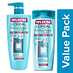 Loreal Paris Extraordinary Clay - Purifying & Hydrating Shampoo 640 ml + 360 ml Combo 2 Items