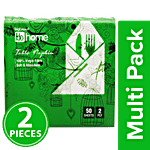 BB Home Napkin - 2 Ply, Large, (40x40) 2x50 pulls (Multipack)