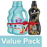 Safewash Safewash Liquid Detergent 1kg (B1G1) + Softouch 2X Fabric Conditioner 800ml Combo 2 Items