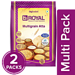 bb Royal Multigrain Atta - Fortified 2x1 kg Multipack