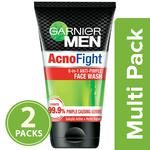 Garnier Men Acno Fight Anti-Pimple Face Wash 2x100 g Multipack
