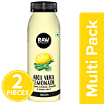 Raw Pressery 100% Natural Cold Pressed Juice -  Aloe Vera, Lemonade 2x200 ml Multipack