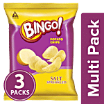 Bingo Yumitos Potato Chips - Original Style, Salt 3x25.5 g Multipack