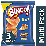 Bingo Yumitos Masala - Potato Chips 3x52 g Multipack