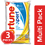 Fortune Xpert Pro Sugar Conscious Edible Oil - Blend Of Rice Bran & Sesame Oil 3 x 1 L Multipack