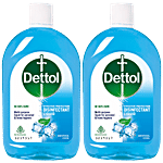 Dettol Liquid Disinfectant for Multi-Purpose Germ Protection - Menthol Cool 2x500 ml Multipack