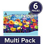 Classmate Drawing Book - A4, Unruled 6x40 Pages Multipack