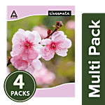 Classmate Notebook - King Size, Four Line, Ruled 4x172 Pages Multipack