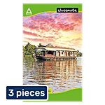 Classmate Ruled 172 Pages Single Line Long Notebook 3x1 pc (Multipack)