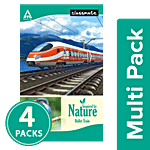 Classmate Notebook - Ruled, Long, Single Line 4x92 Pages Multipack