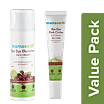 Mamaearth Bye Bye Blemishes Face Cream 30ml +Bye Bye Dark Circles -Cucumber & Peptide 20ml Combo 2 Pcs