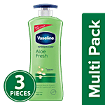 Vaseline Intensive Care Aloe Fresh Body Lotion 3x400 ml Multipack