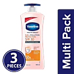 Vaseline Sun + Pollution Protection SPF 30 Body Lotion 3x400 ml Multipack