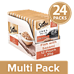 SHEBA Premium Wet Cat Food - Fish With Sasami 24x(12x 35 g) Multipack